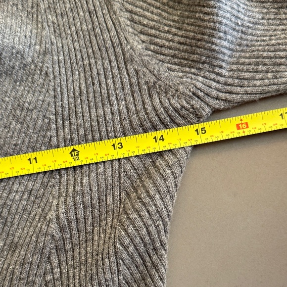 French Connection Charcoal Long Sleeve Bodycon Dress Size 6 NWT - Picture 6 of 8